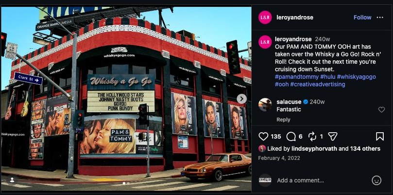 Instagram · @leroyandrose · Feb. 4, 2022