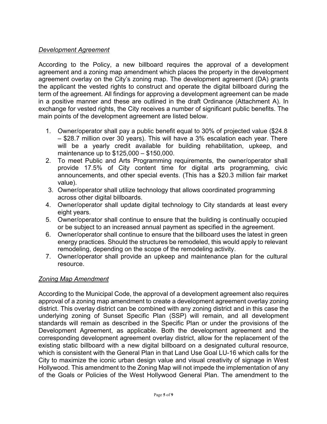 West Hollywood staff report, Item 3.A, July 19, 2021, 9157 Sunset Boulevard, from the Granicus agenda packet